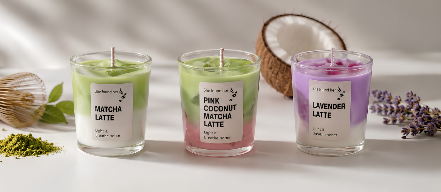 Latte Kerzen Trio