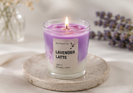 Iced Lavender Latte