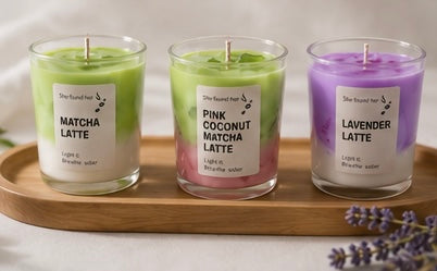 Latte Kerzen Trio